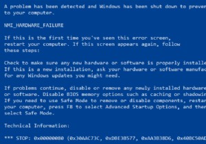 Sửa NMI_HARDWARE_FAILURE BSOD trên Windows 10/8/7 