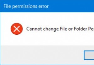 Không thể thay đổi quyền đối với tệp hoặc thư mục trong Windows 10 