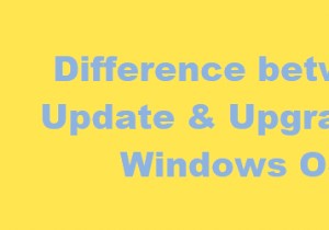 Sự khác biệt giữa Windows Update và Nâng cấp là gì 