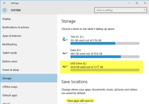 Cài đặt Ứng dụng Windows 10 vào một phân vùng khác, Ổ đĩa ngoài, USB hoặc Thẻ SD 