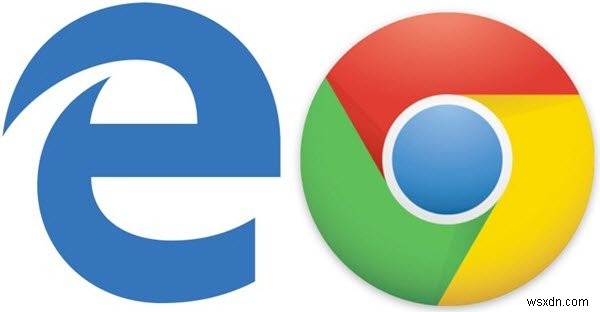 So sánh Google Chrome với Microsoft Edge trên Windows 10 