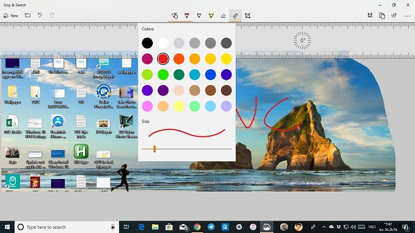 Cách sử dụng ứng dụng Snip &Sketch để chụp và ghi chú ảnh chụp màn hình trong Windows 10 