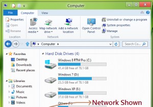 Thêm hoặc xóa mạng khỏi ngăn điều hướng File Explorer của Windows 