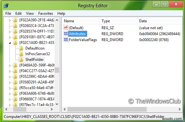 Thêm hoặc xóa mạng khỏi ngăn điều hướng File Explorer của Windows 