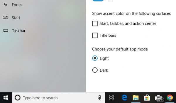 Hộp tìm kiếm Cortana chuyển sang màu trắng trên Windows 10 
