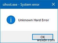 Sửa lỗi phần cứng không xác định trong Windows 10 