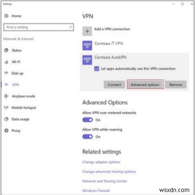 Cách thiết lập và sử dụng AutoVPN trong Windows 10 để kết nối từ xa 