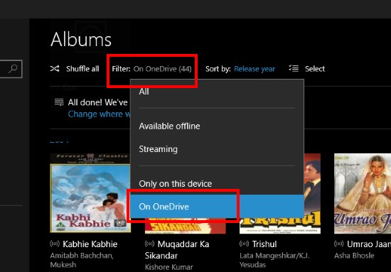 Ứng dụng Groove Music trong Windows 11/10 