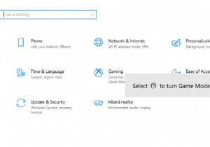 Cách tắt thông báo chế độ trò chơi trong Windows 10 