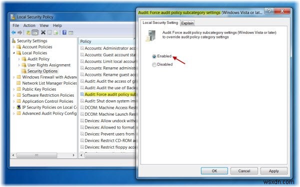 AuditPol trong Windows 10 là gì và cách kích hoạt nó 