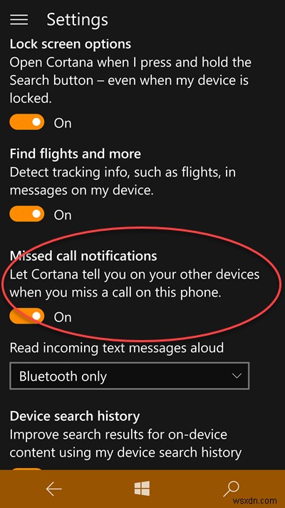 Cách nhận thông báo Cuộc gọi nhỡ trên PC chạy Windows 10 của bạn 