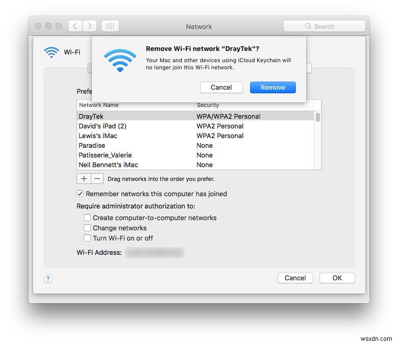 Cách sửa lỗi Wi-Fi trên Mac 
