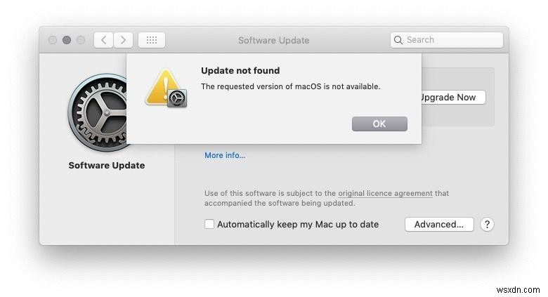 macOS Monterey sẽ không cài đặt:Các bản sửa lỗi 