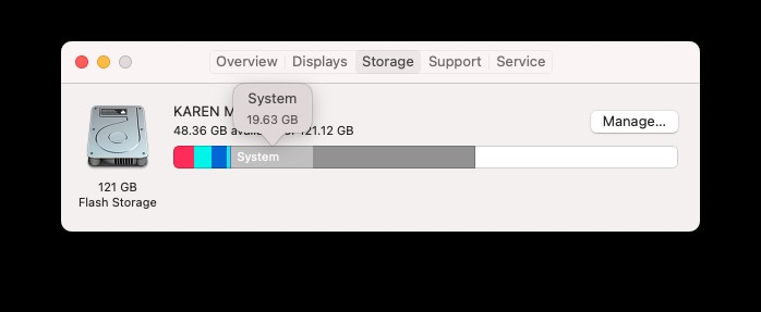 Cách xóa Bộ nhớ hệ thống trên Mac 