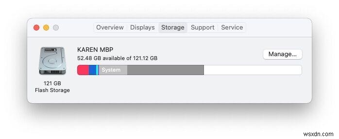 Cách kiểm tra dung lượng ổ đĩa mà máy Mac của bạn có 