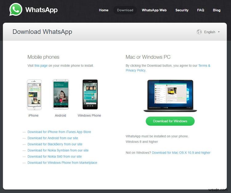 Cách tải WhatsApp trên máy Mac 