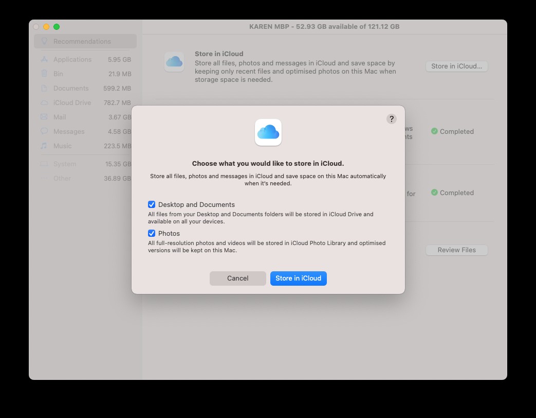 Cách sử dụng iCloud để sao lưu máy Mac của bạn 
