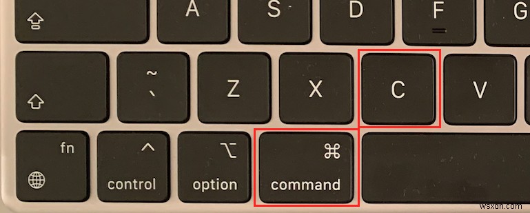 Phím Command ở đâu? 