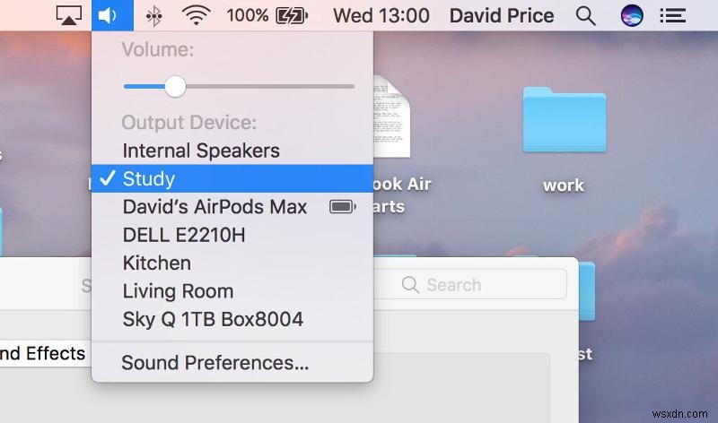 Cách AirPlay âm thanh từ Mac sang HomePod 