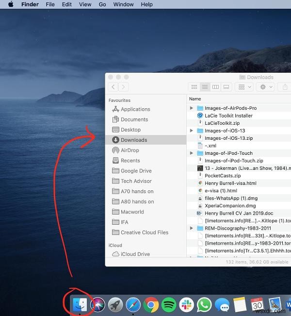 Cách tải tệp xuống bằng Safari trên máy Mac 