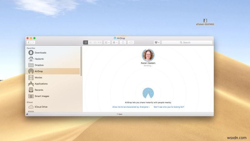 Cách AirDrop trên Mac, iPhone và iPad 