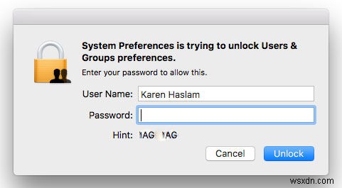 Cách khôi phục mật khẩu Mac bị quên 