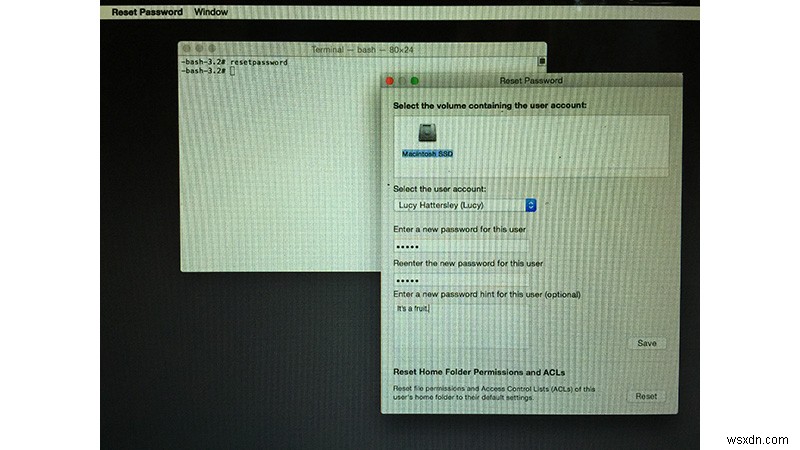 Cách khôi phục mật khẩu Mac bị quên 