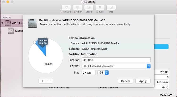 Cách phân vùng ổ cứng Mac hoặc SSD hoặc tạo ổ đĩa APFS 