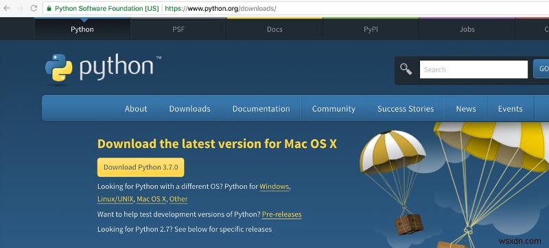 Cách sử dụng Python trên Mac 