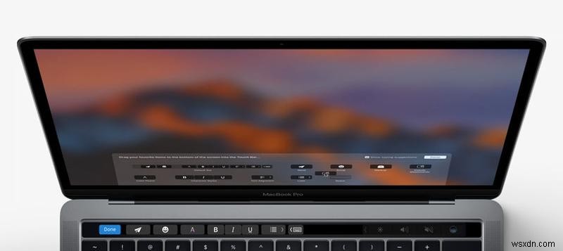 Cách sử dụng Touch Bar trên MacBook Pro 