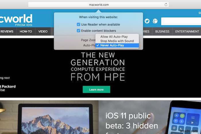 Cách dừng video tự động phát trong Safari và Chrome trên Mac 