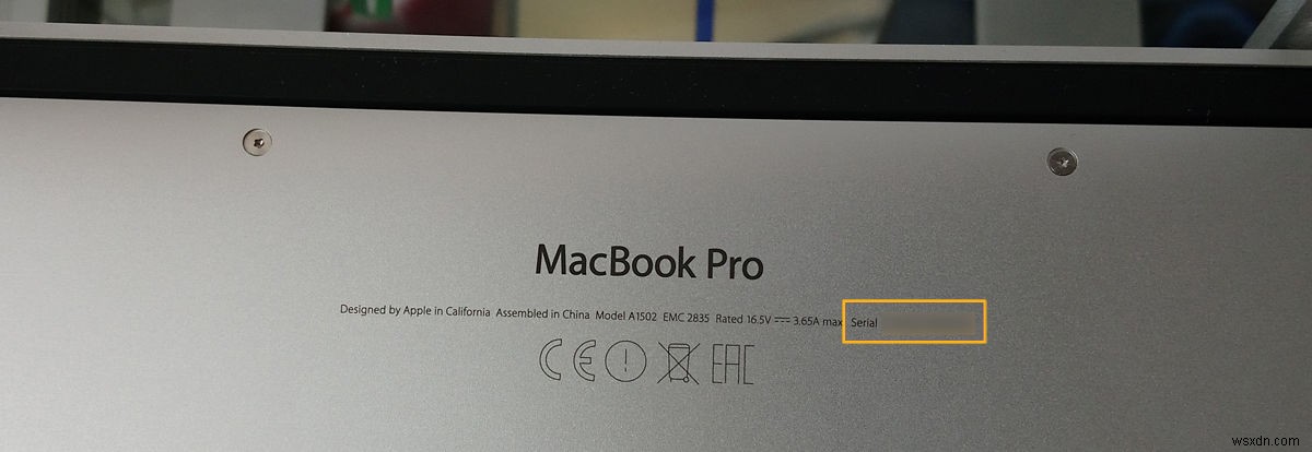 Cách tìm số sê-ri máy Mac 