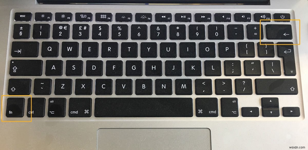 Cách xóa chuyển tiếp trên MacBook 