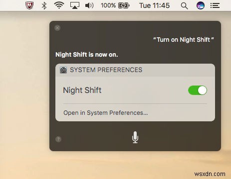 Cách bật Night Shift trên Mac 