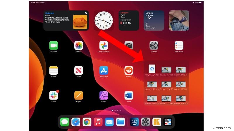 Cách thêm widget vào màn hình chính của iPad 