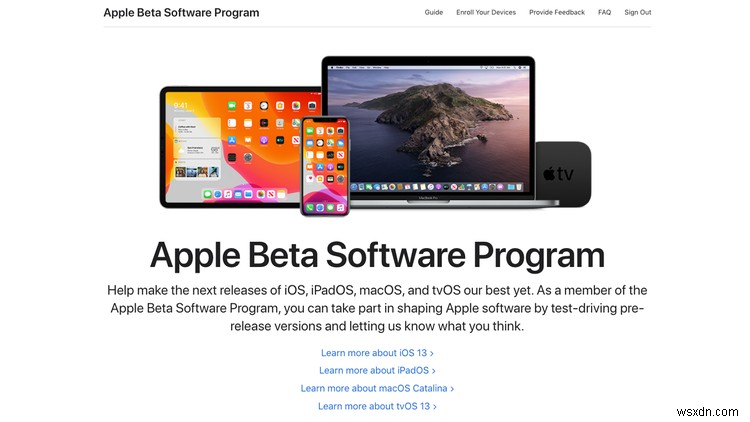 Cách tham gia chương trình beta của Apples và dùng thử phần mềm mới 