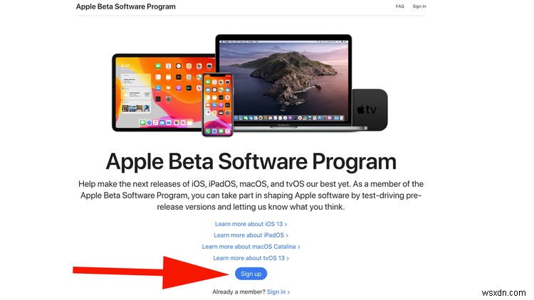 Cách tham gia chương trình beta của Apples và dùng thử phần mềm mới 