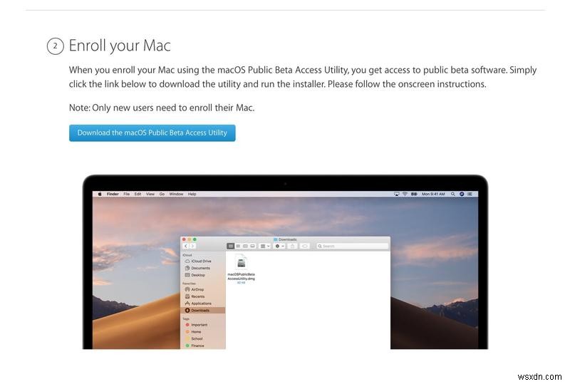 Cách cài đặt macOS Monterey beta 