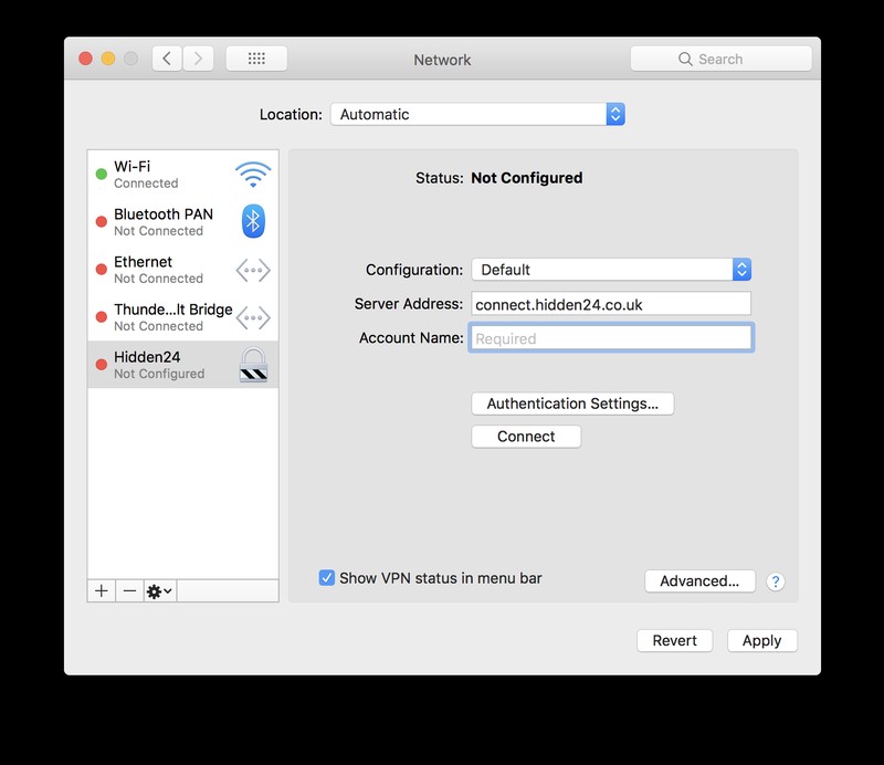 Cách sử dụng VPN trên máy Mac 