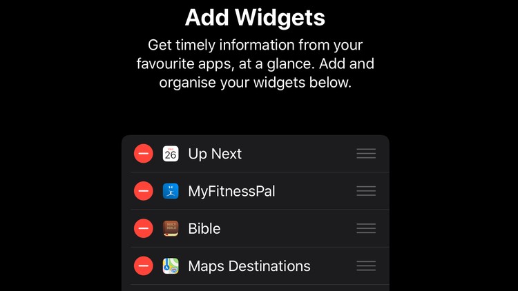 Cách sử dụng widget trên iPhone và iPad 