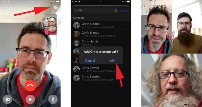 Cách gọi điện video nhóm trong WhatsApp trên iPhone 