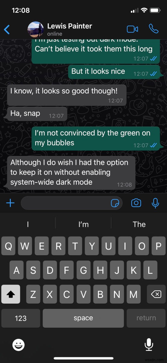 Cách tải Chế độ tối của WhatsApp trên iPhone 