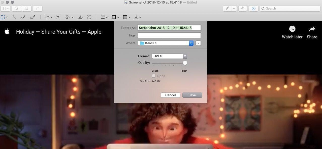 Cách thay đổi kích thước hình ảnh trên máy Mac 