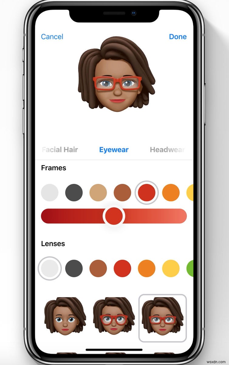 Cách tạo Memoji trên iPhone 