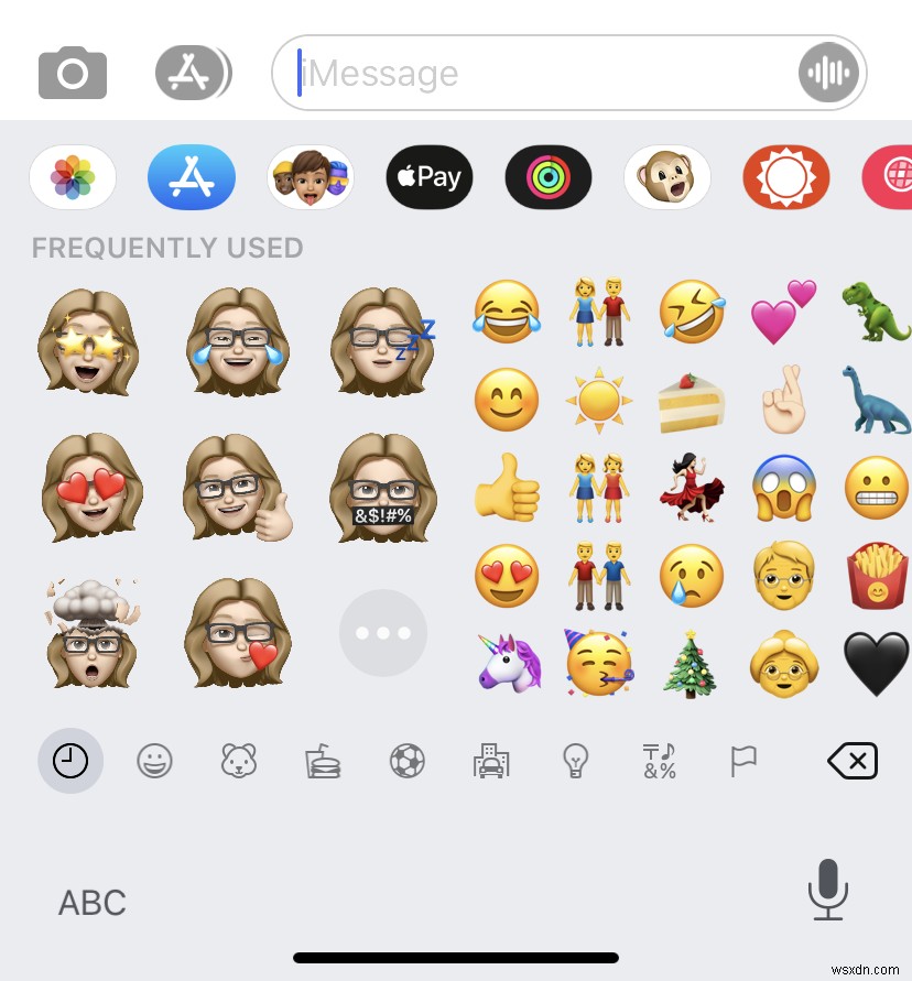 Cách tạo Memoji trên iPhone 