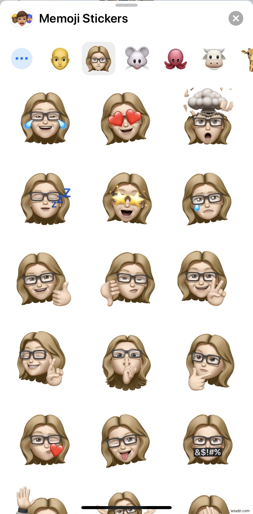 Cách tạo Memoji trên iPhone 