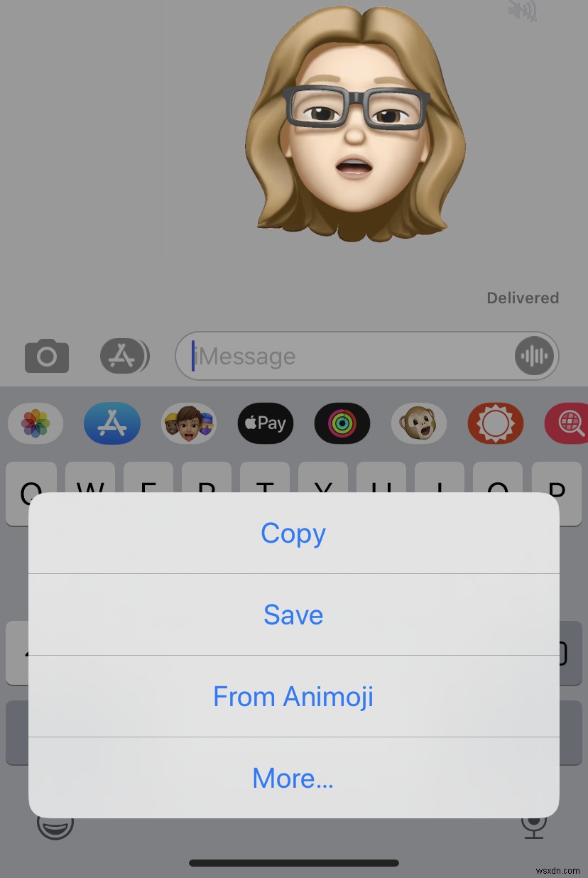 Cách tạo Memoji trên iPhone 