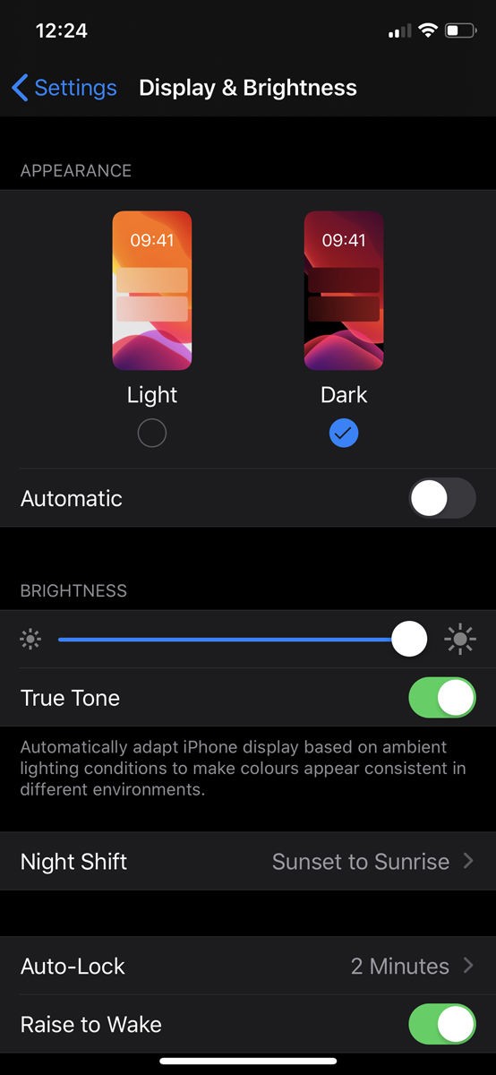 Cách sử dụng Chế độ tối trên iPhone 