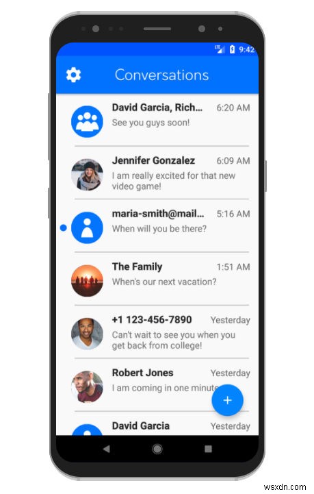 Cách gửi iMessage cho người dùng Android 
