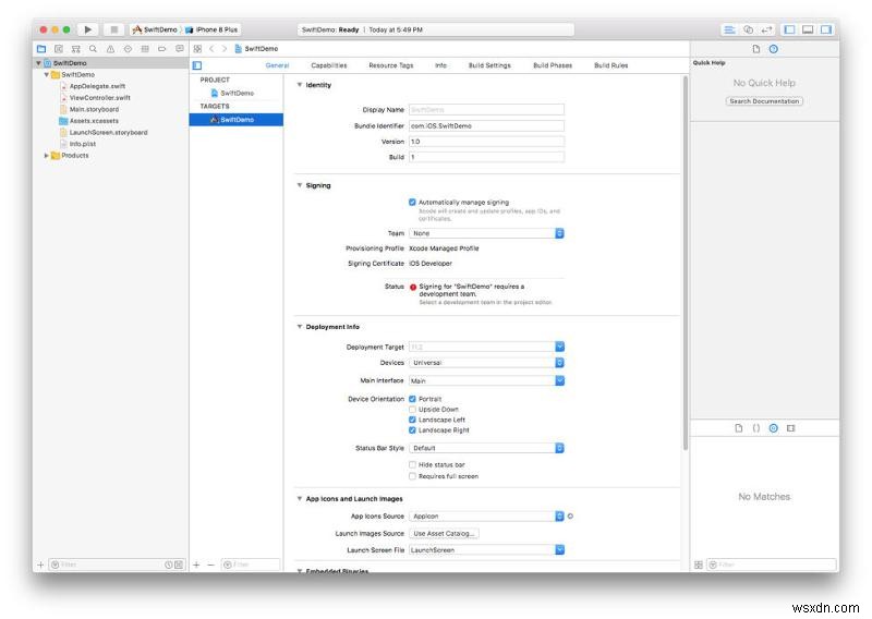 Cách tạo ứng dụng với Swift 5 trên Mac 